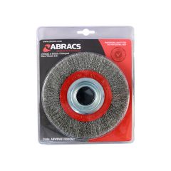 Abracs Wide Faced (Bench Grinder) 150mm x 20mm S/S Brush