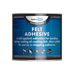 Heavy Duty Felt Adhesive. Black. Size 1 Litre. (Delivery Within 7-10 Days)