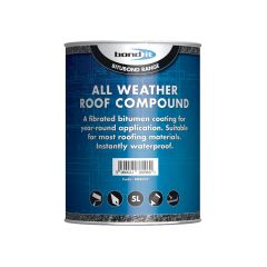 All Weather Roofing Compound. Black. Size 5 Litre. (Delivery Within 7-10 Days)