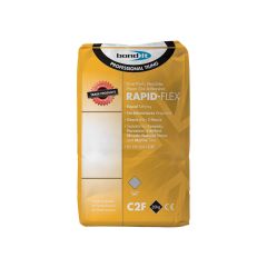 Rapid-Flex. Quick Set Flexible Cement Based Tile Adhesive. Grey. Size 20kg.  (Delivery 7-10 Days)