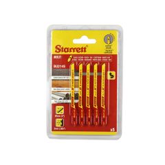 Starrett Jigsaw Blades Wood/Metal - 50 x7.55 x1.05 14Tpi - Pack of 5