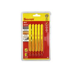 Starrett Jigsaw Blades Wood/Metal - 100x9.55 x1.05 10-14Tpi - Pack of 5