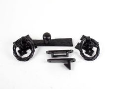 Black Antique Ring Gate Latch (1 per Card) EXB 152mm / 6" - HQ1443/2