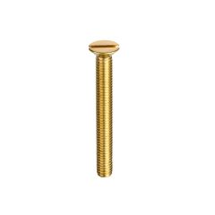Brass Machine Screws Slotted Csk Head DIN 963 - M5 X 50