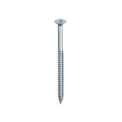 Twinthread Woodscrews Pozi Csk Head BZP CE - 12g x 2.1/2" (5.5 x 65/50mm)