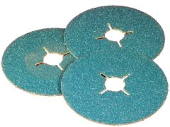 Abracs Fibre Discs 178mm x 100 Grit. Zirconium.