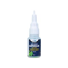 Cyanoacrylate Superglue. Hi-Viscosity. Clear. Size 20g.