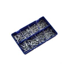 Clevis Pins Kit. 3/16"-3/8" & M6. Bzp.