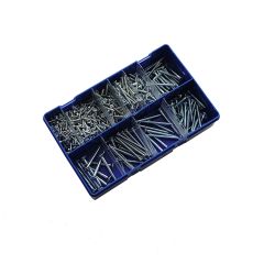 Twinthread Pozi Csk Woodscrew Kit. 4-12g Bzp.