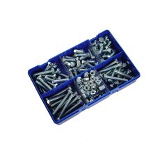 HT Sets & Nuts Kit. M8 Dia. Lgths 16-60mm. ZINC