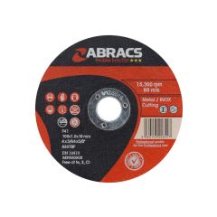 Abracs Proflex Extra Thin Cutting Disc INOX - 100 x 1.0mm