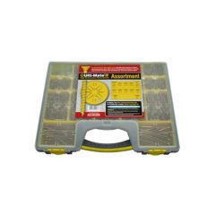 Ulti-Mate Woodscrews PoziSquare Double Csk ZYP -  Case of 1610 Screws