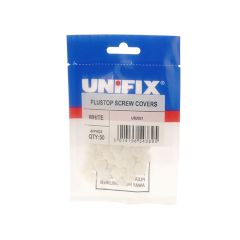 Plustop Screw Covers - White (Bag of 50)