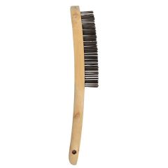 Abracs 3 Row Wooden Handled Brush