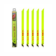 Reciprocating Saw Blades for Demolition 5Pk 305x19x1.2710-14Tpi