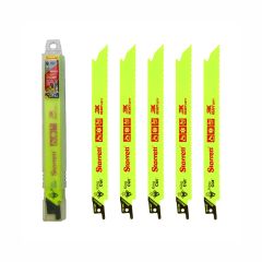 Reciprocating Saw Blades for Demolition 5Pk 203x19x1.2710-14Tpi