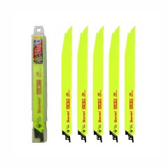 Reciprocating Saw Blades for Demolition 5Pk 305x27x1.606-10Tpi
