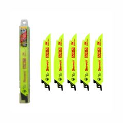 Reciprocating Saw Blades for Demolition 5Pk 152x27x1.6010-14Tpi