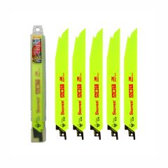 Reciprocating Saw Blades for Demolition 5Pk 228x27x1.6010-14Tpi
