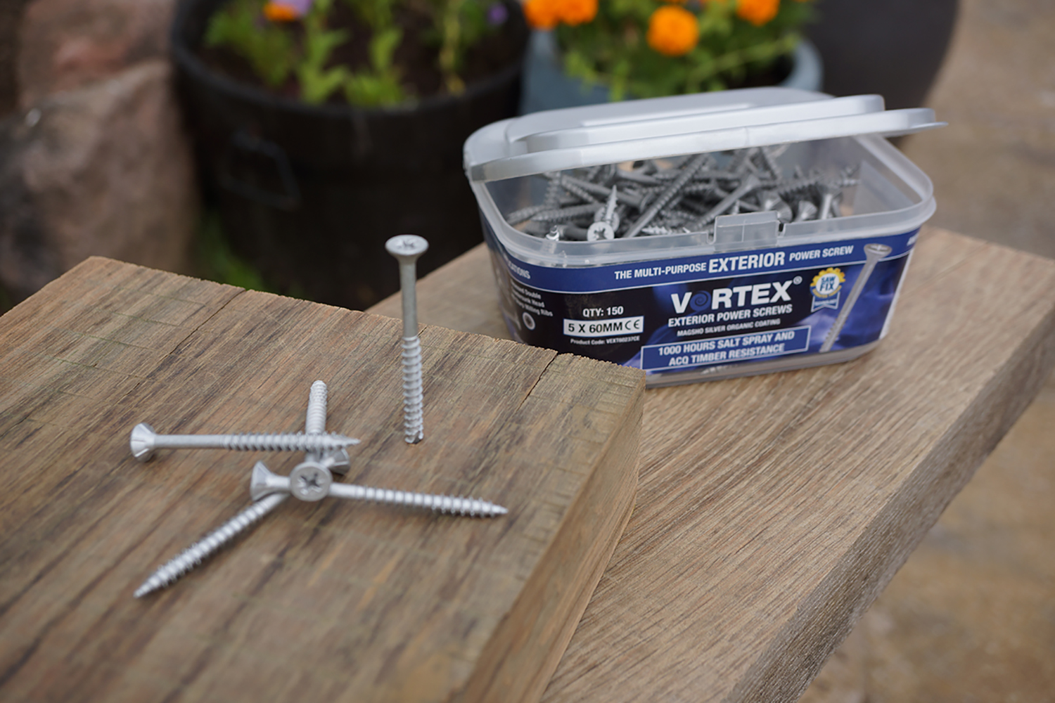 NEW Vortex® Exterior Screws Go Down A Storm
