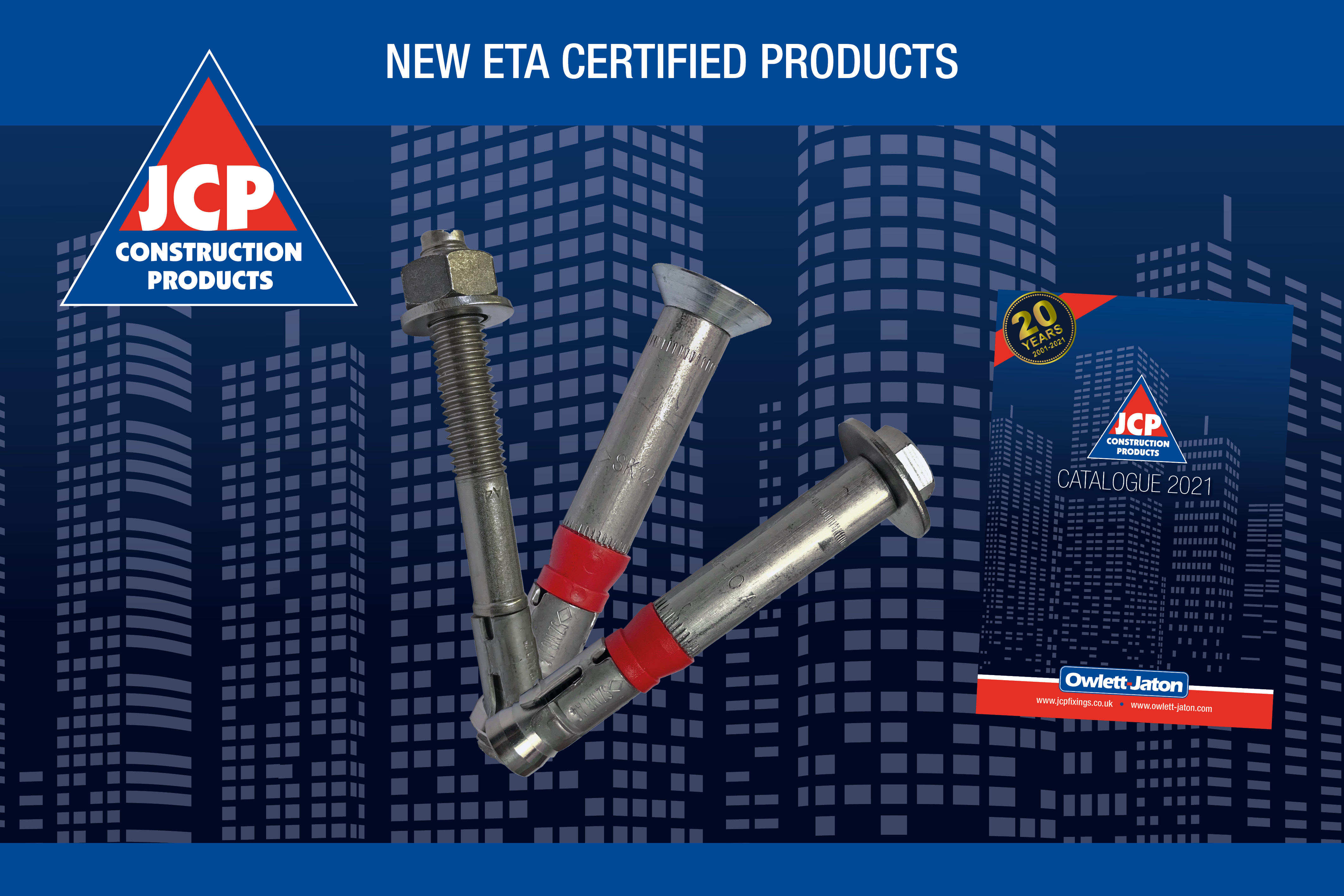 JCP Fixings Expand Their Certified Offering