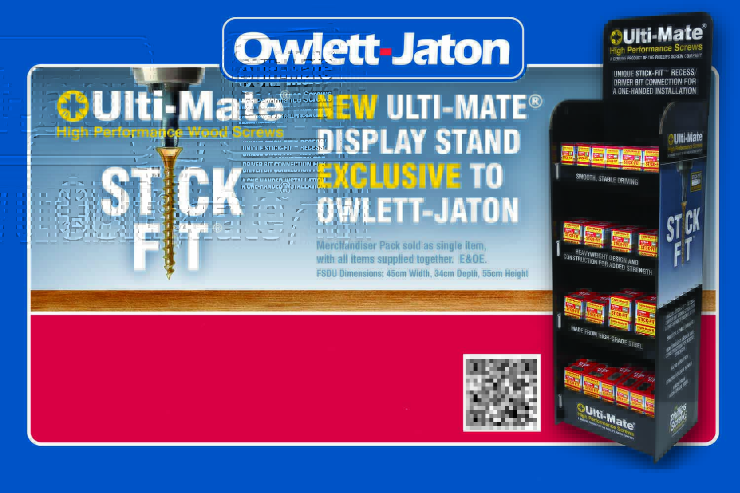 New Ulti-Mate® Display Stand Exclusive to Owlett-Jaton Customers