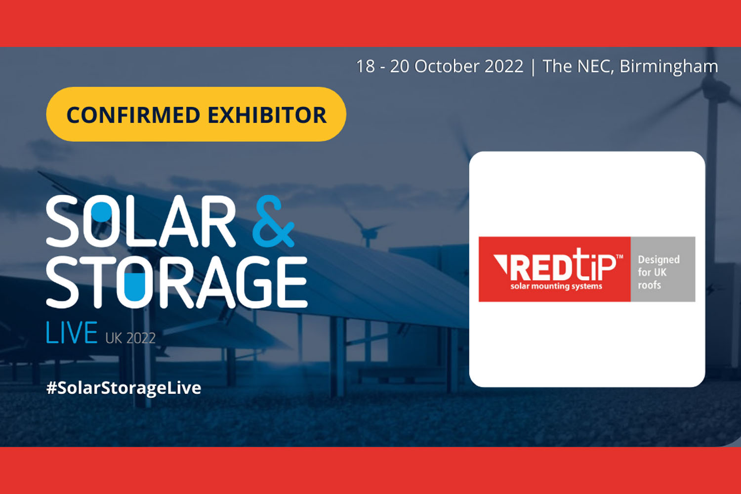 REDtip™ to Exhibit at Solar and Storage Live 2022